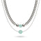 Fluorite x Silver | Gemstone Chain Necklace